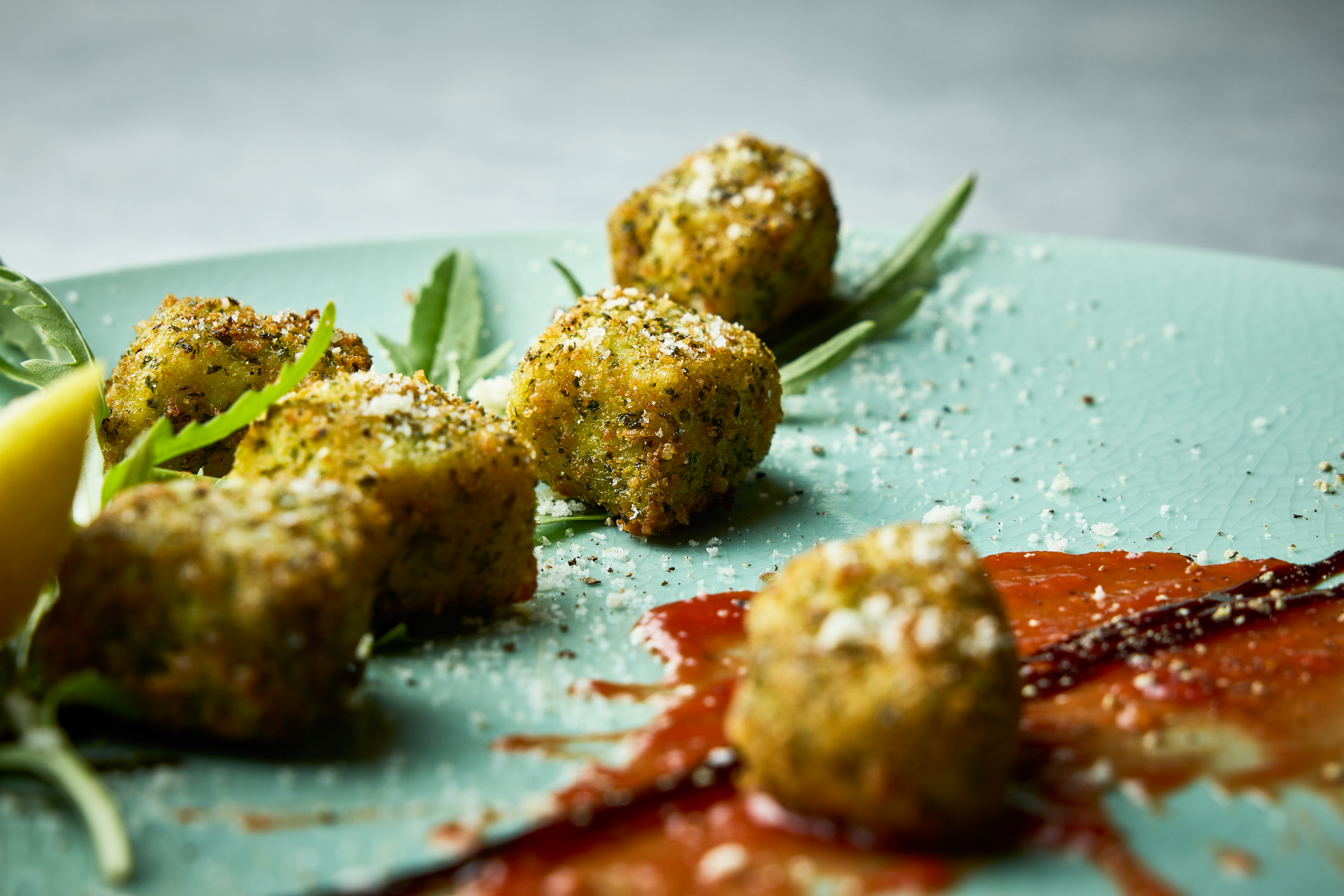 カジキマグロのフライ フィレンツェ風の画像