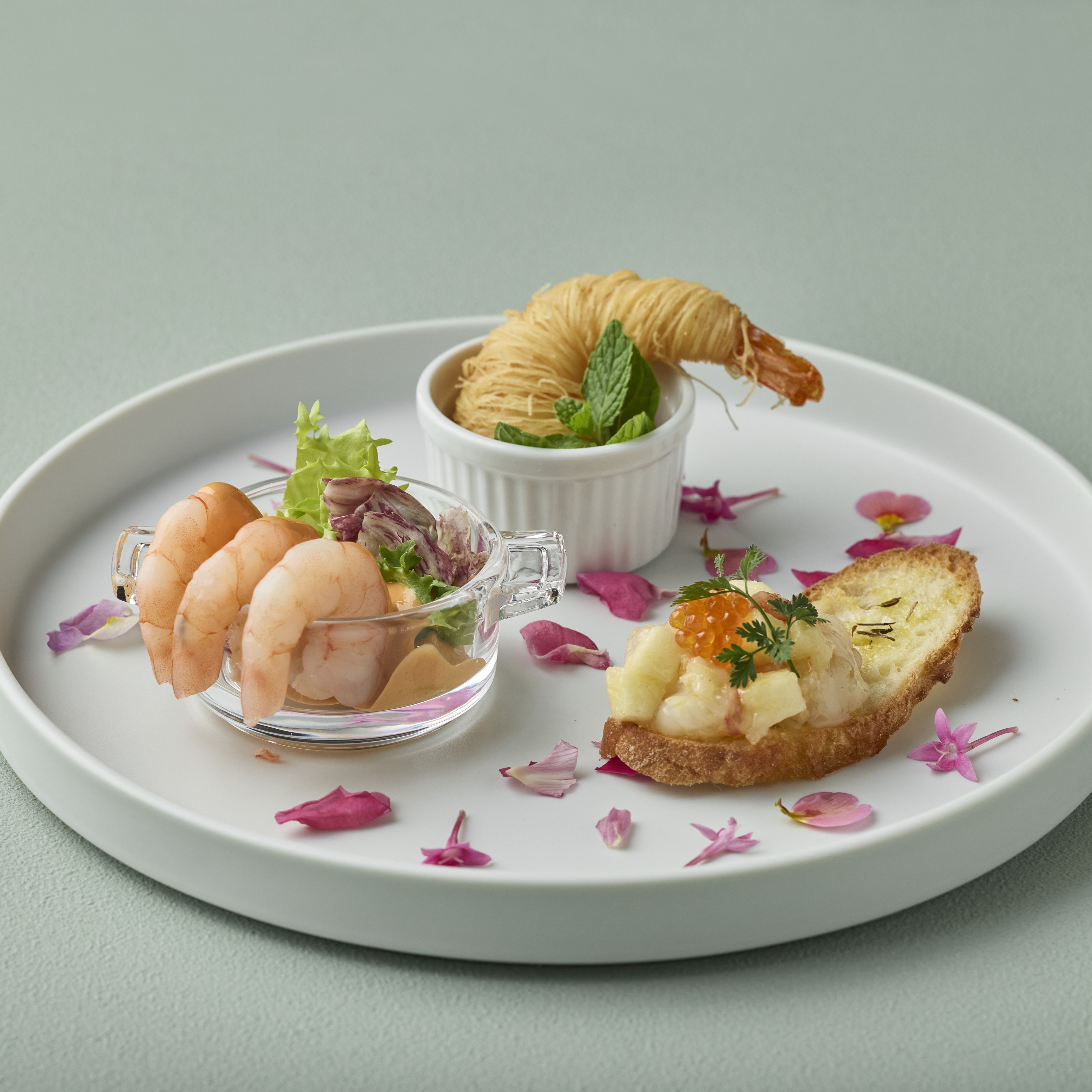 櫻色シュリンプアンサンブルの画像