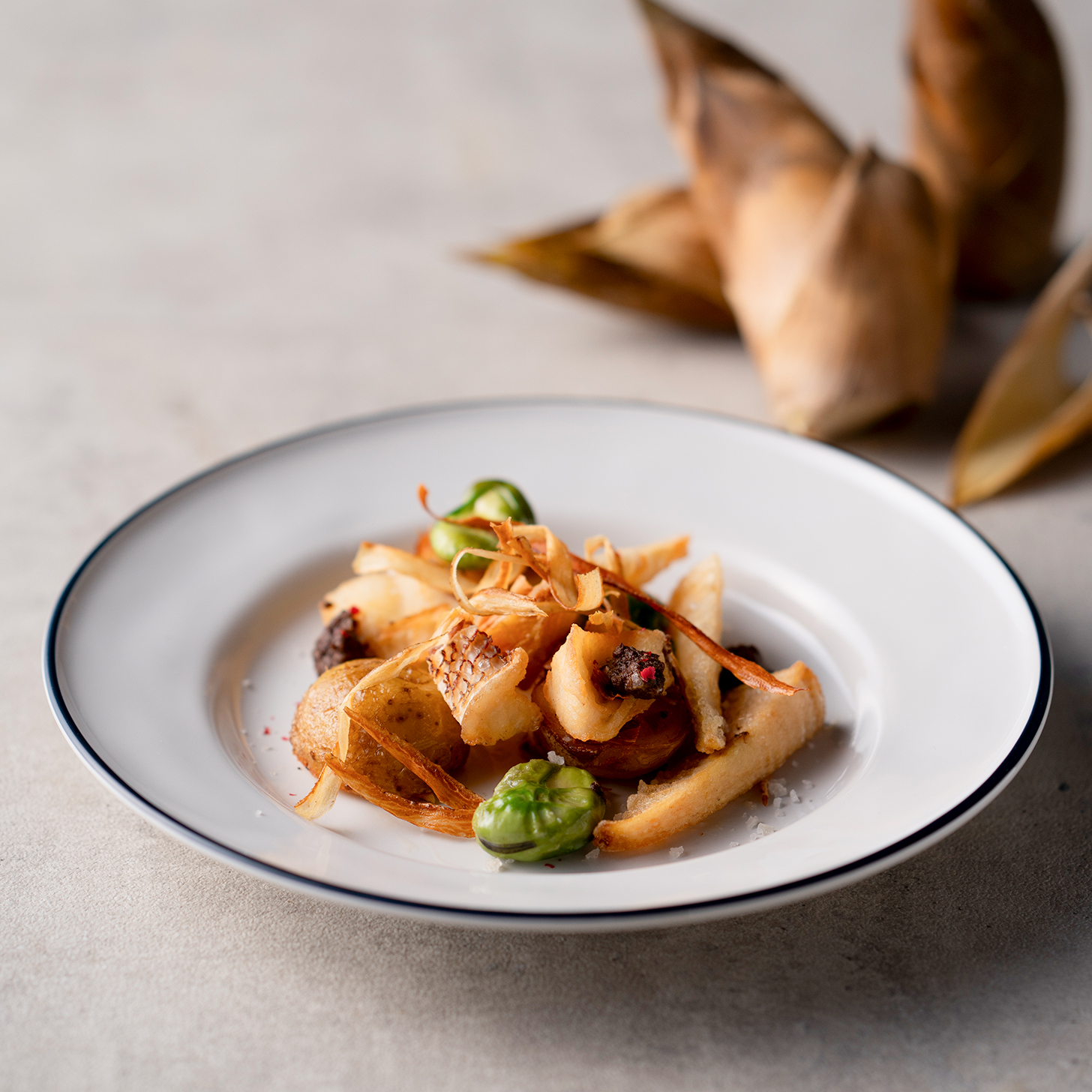 Spring Vegetables and Sea Bream Frittoの画像