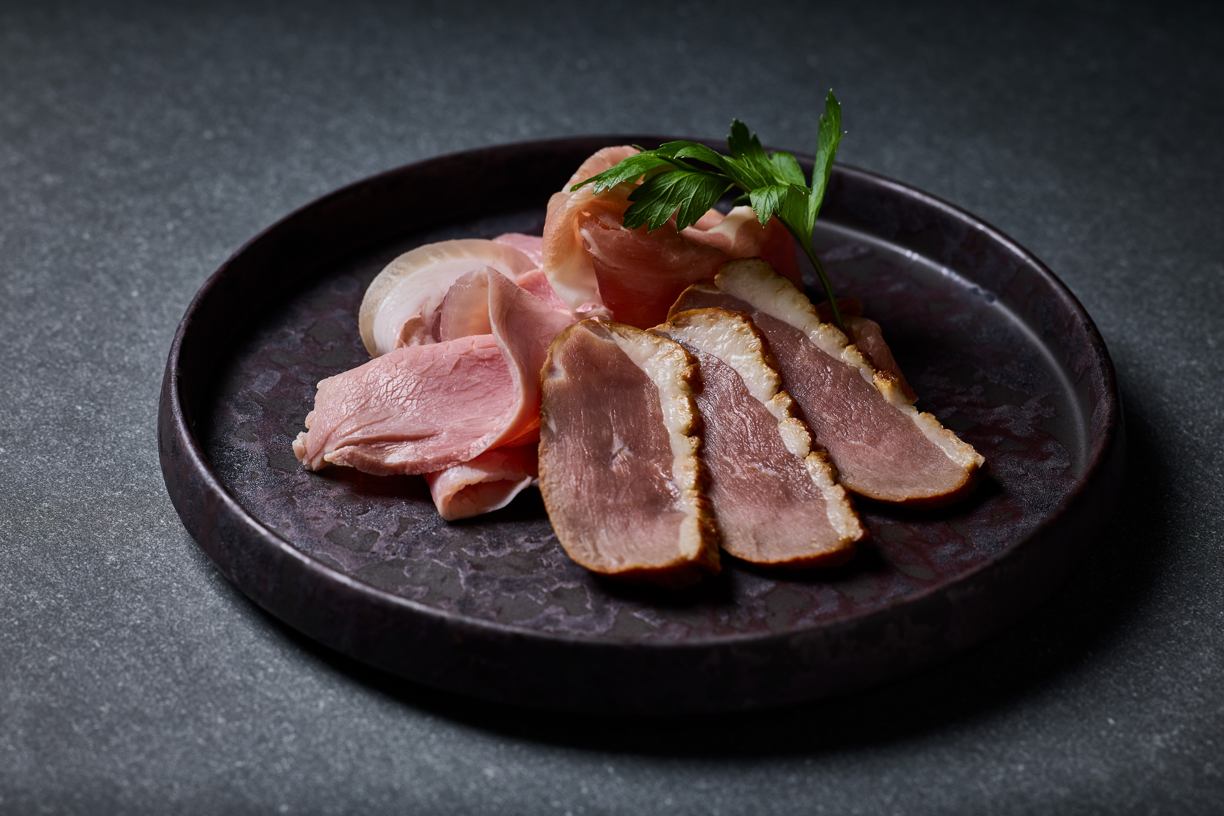 House-made smoked duck and charcuterie platterの画像