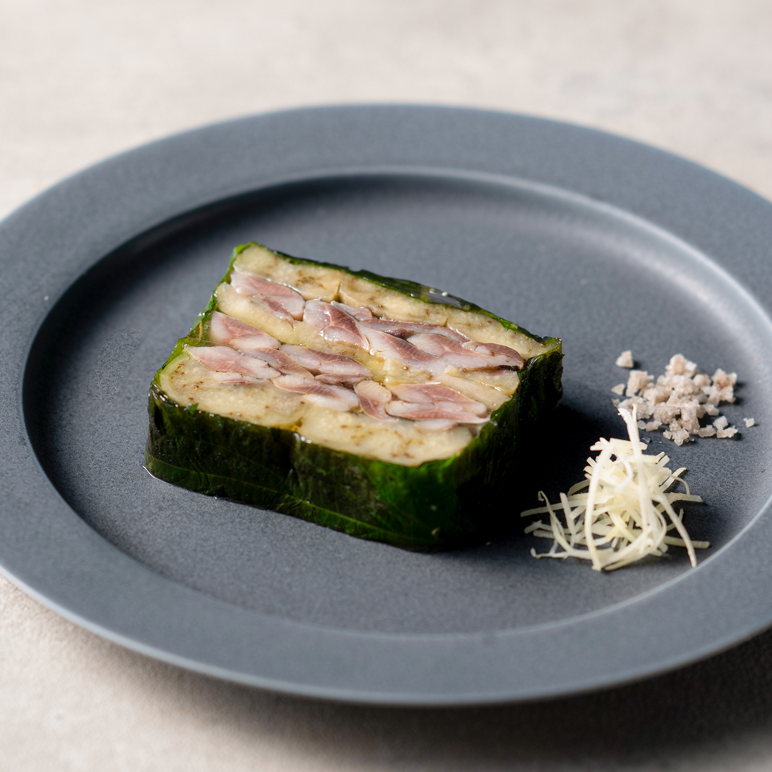 いわしと焼きナスのテリーヌの画像