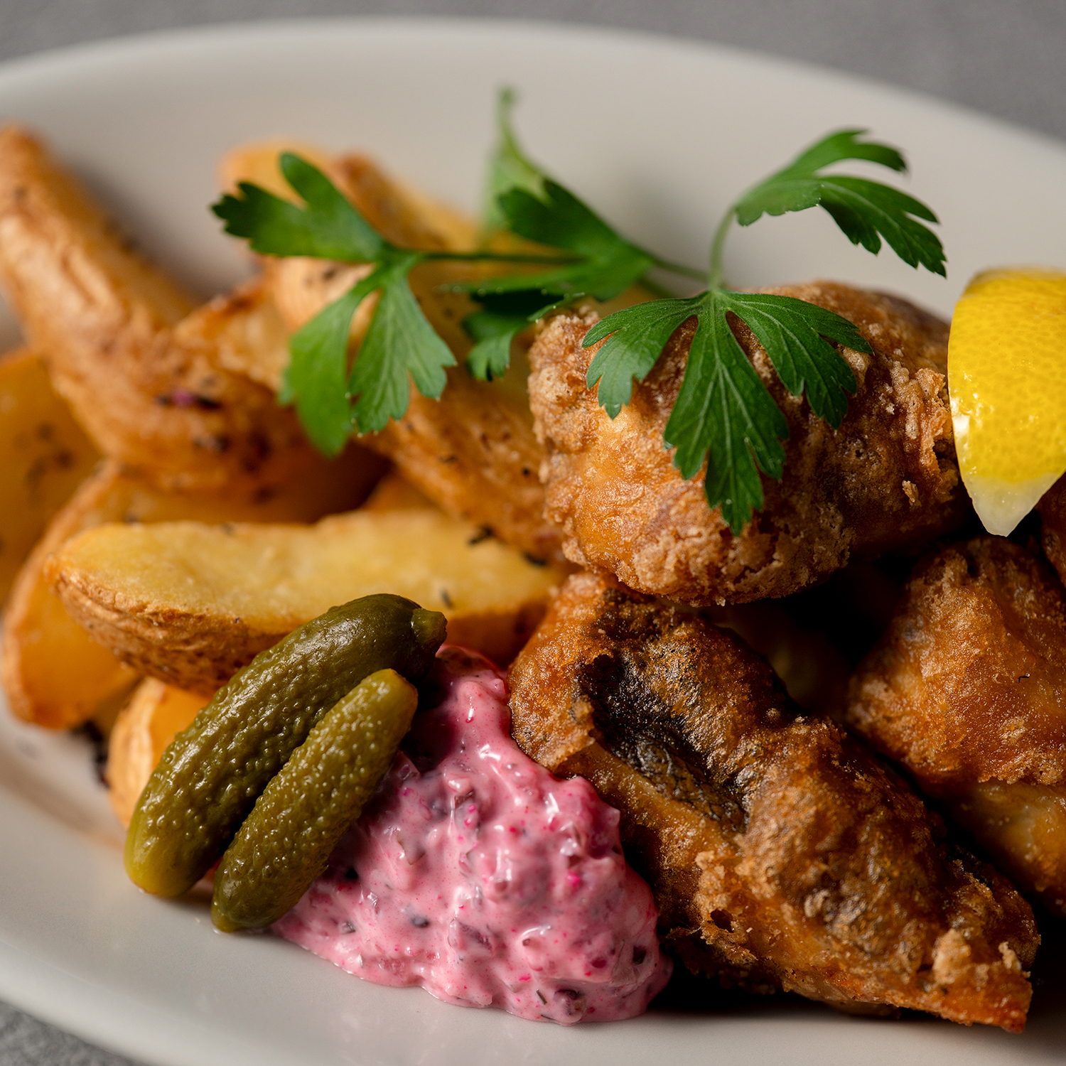 スズキのフィッシュ&チップスの画像