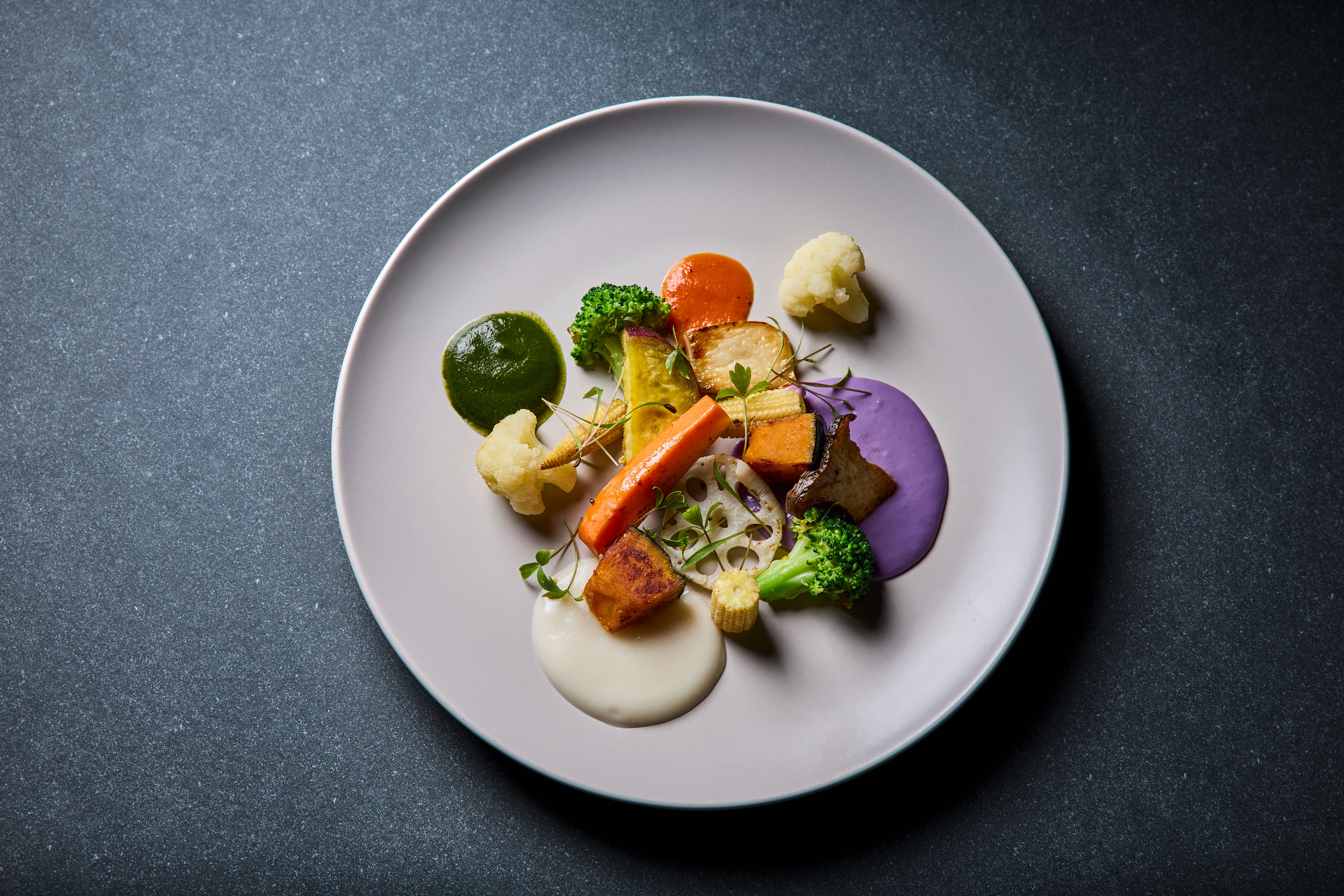野菜ソースで味わうベジタブルソテーの画像